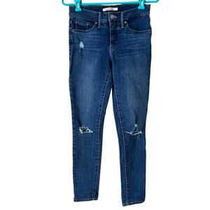 Levi Strauss & Co Distressed 311 Shaping Skinny Jean Size 26
